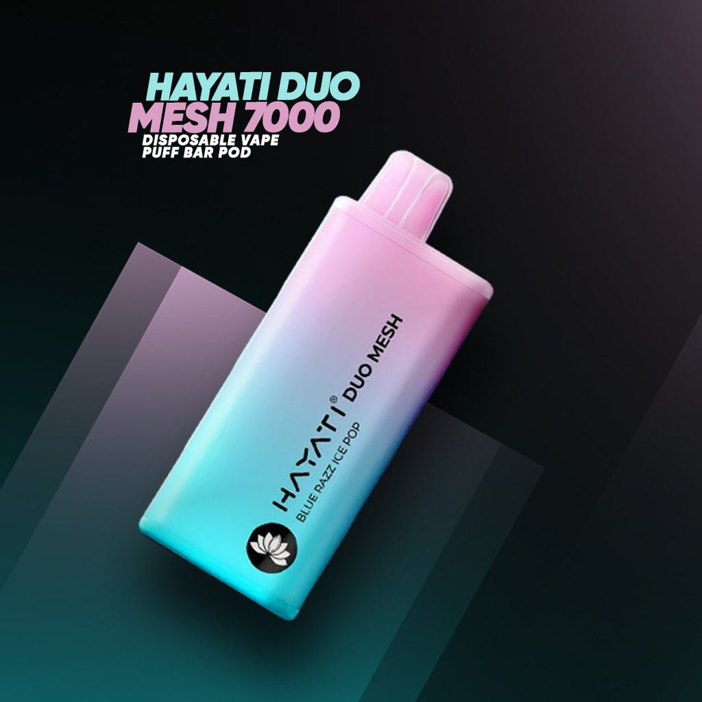 Hayati Duo Mesh 7000 Puffs: Superior Flavour and Longevity in a Disposable Vape Pod Kit