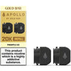 Gold Bar Apollo 20K Replacement Prefilled Pods - The Vape Giant