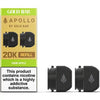 Gold Bar Apollo 20K Replacement Prefilled Pods - The Vape Giant