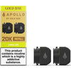 Gold Bar Apollo 20K Replacement Prefilled Pods - The Vape Giant